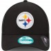 Youth Pittsburgh Steelers New Era Black League 9FORTY Adjustable Hat 2530535